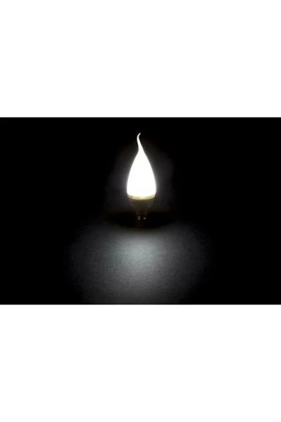 Ct-4077 5w Buji Led Ampul Kıvrık 6400k Beyaz E14 - Resim 2