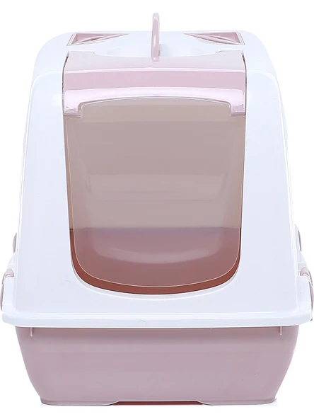 BÜYÜK BOY KAPALI KEDİ TUVALETİ 37X45X40CM - 7