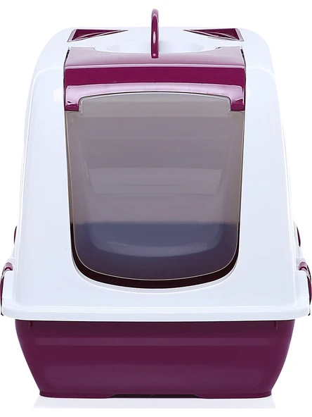 BÜYÜK BOY KAPALI KEDİ TUVALETİ 37X45X40CM - 6