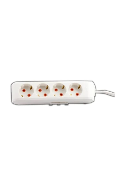Multi-let 4'lü Topraklı 2 Metre Kablolu Çocuk Korumalı
