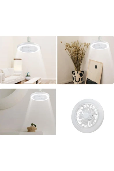 CT 1153 200W Fanlı Led Ampül 6400K Beyaz Işık - Resim 2