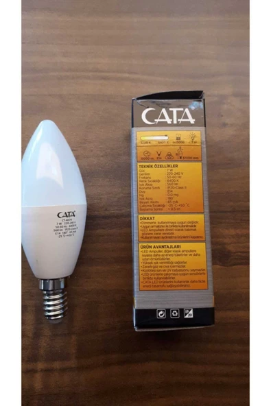 Ct 4079 7w Led Bujı Ampul Beyaz - Resim 3