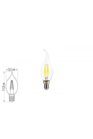 4 Watt Filament Buji Led Ampul Ct-4062