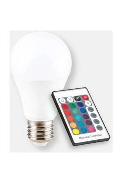Cata CT-4058 9W E27 RGB Uzaktan Kumandalı Led Ampul