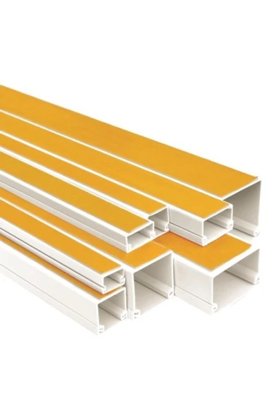 40X40 50 Metre Kablo Kanalı Canalex Yapışkan Bantlı