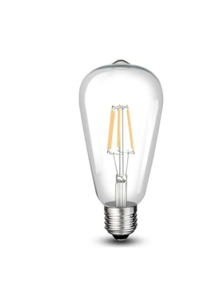 8 Watt Rustik Led Ampul Uzun Flmanet 3200k Gün Işığı - 3