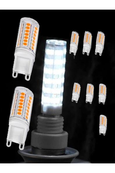 Ct-4249 5 Adet 3 Watt Ledli Kapsül G9 Duylu 220v Beyaz Işık Ct-4249b ürün görseli 1