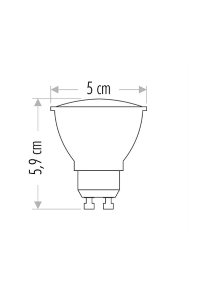ct-4240 Led Çanak ve Kapsül Ampul 5w 6400k BEYAZ - Resim 4