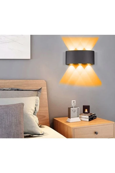 Ct-8011 Haiti Led Aplik 10w Amber Çift Taraflı