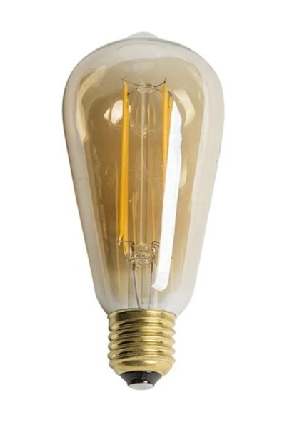 6w Rustik Led Ampul E27 1 Adet Amber Renkli Ct 4284 Ct-4284