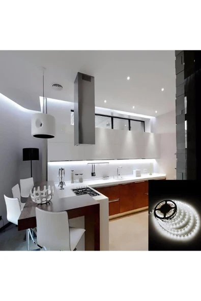 ct-4480 Şerit Led 10 Çip İç Mekan 10w\1m BEYAZ [5mt] - Resim 2