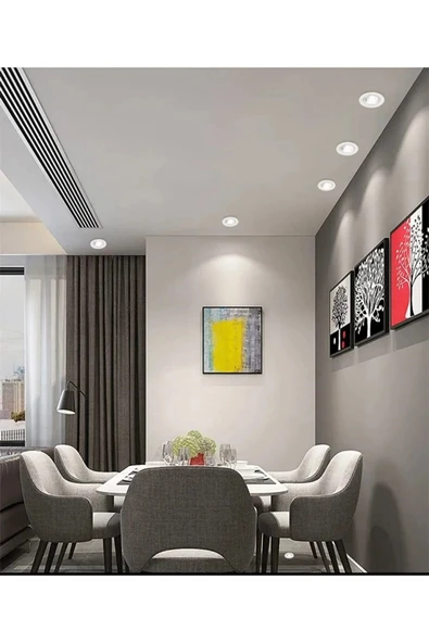 K2 Kdl107 5 Watt Cob Led Spot Beyaz Gövde Beyaz Işık Kdl107 6400k - Resim 2