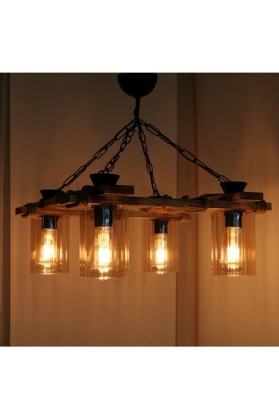 Led Dünyam 8w Amber St64 Dekoratif Armut Rustik Led Ampül Ct-4290 - 6