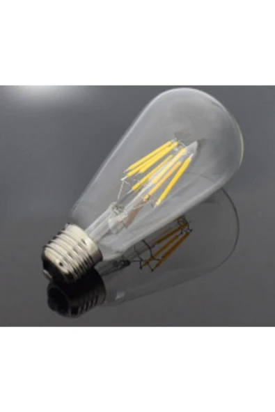 8 Watt Rustik Led Ampul Uzun Flmanet 3200k Gün Işığı - 2