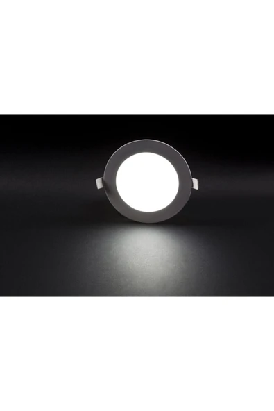 Ct 5146 10 Adet 9 Watt Slim Led Panel Beyaz Işık Metal Kasa - Resim 3