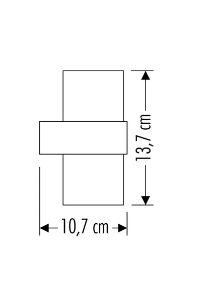 CT-7048 12W BORA LED APLİK GÜNIŞIĞI 3200K CATA - Resim 2