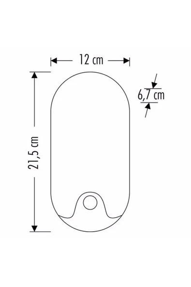 Ct 7093 12w Sıva Üstü Sensörlü Modern Armatür - Resim 3