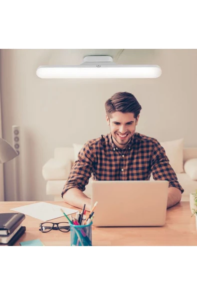 Ct-5249 Şarjlı Led Işık Usb Şarjlı Kablosuz Mıknatıslı Led Lamba 3 Farklı Işık Rengi - 4