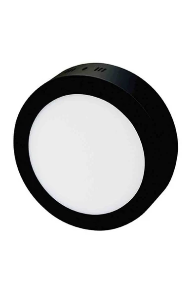 Ct-5235 18 W Sıvaüstü Günışığı Siyah Kasa Yuvarlak Led Panel