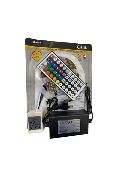 Ct 4558 Rgb Şerit Led Seti 5 mt