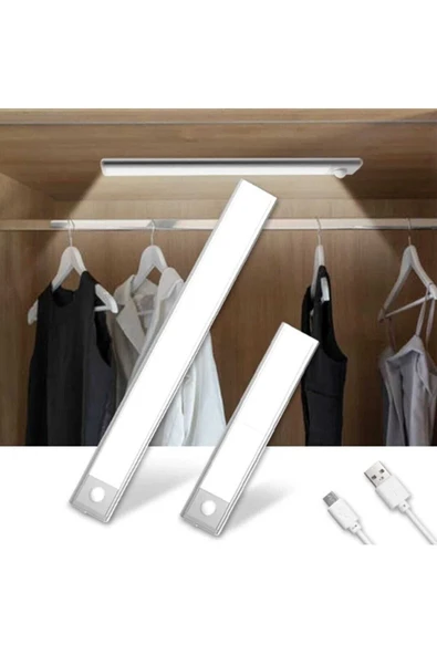 10 Watt 40 Cm Usb Şarjlı Sensörlü Bella Cabınet Ct-2464 - Resim 5