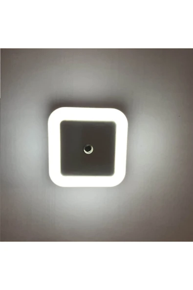 1w Fişli Fotoselli Gece Lambası Ct-9500 Beyaz Renk - Resim 4