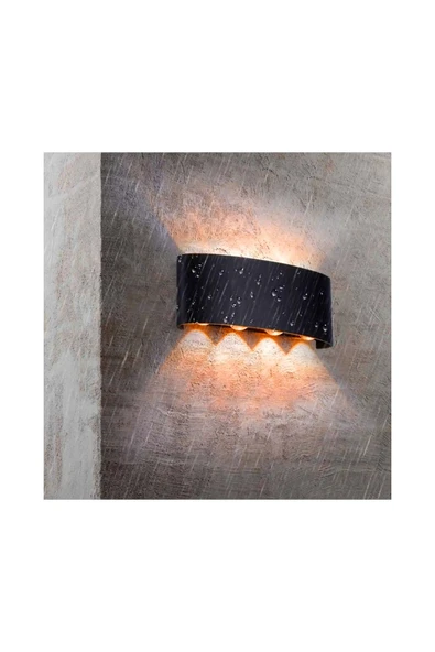 Ct-8013 Kapri Modern Dış Mekan Led Aplik Amber ürün görseli 1