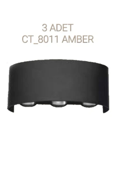 10W HAİTİ LEDLİ ARMATÜR (AMBER) 3 ADET - Resim 2