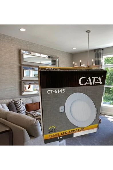 6w Günışığı Led Panel Spot Metal Kasa - 10 Adet Metal Kasa Ct-5145