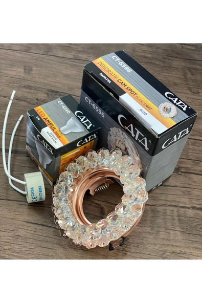 Cata Papatya Cam Spot Kasa Ct-6596 ( Takım Halinde ) Gün Işığı