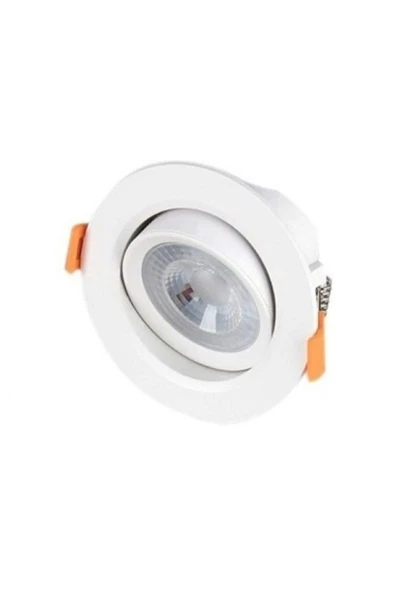 K2 Kdl107 5 Watt Cob Led Spot Beyaz Gövde Beyaz Işık Kdl107 6400k