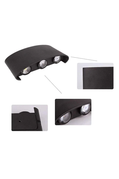 Ct-8011 Haiti Led Aplik 10w Amber Çift Taraflı - Resim 2