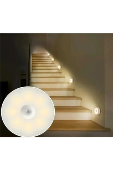 Kablosuz Led Cabınet Mıknatıslı Şarjlı Sensörlü Gardırop Dolap Led Işık Aydınlatma - 2