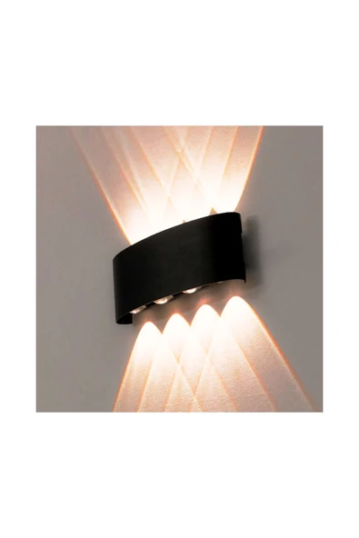 Ct-8013 Kapri Modern Dış Mekan Led Aplik Amber - Resim 2