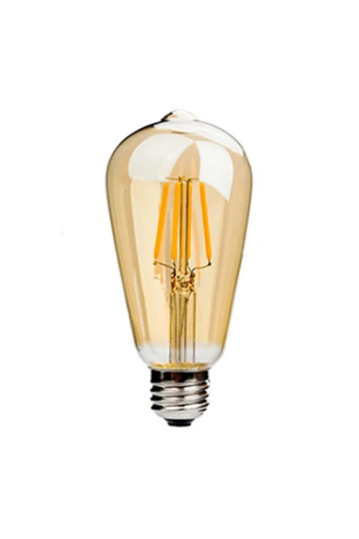 6w E27 2700k Amber Rustik Led Ampul Ct-4284