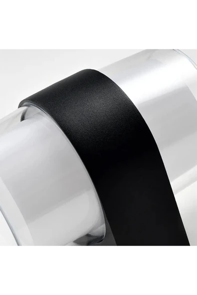 12 W İki Yönlü Led Duvar Aplik - Gün Işığı (3000K) - Siyah - IP54 - CT-7048 - 6