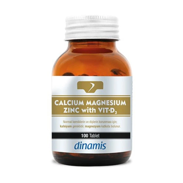 Dinamis Calcium Mag Zinc With Vit D-3 100 Tablet