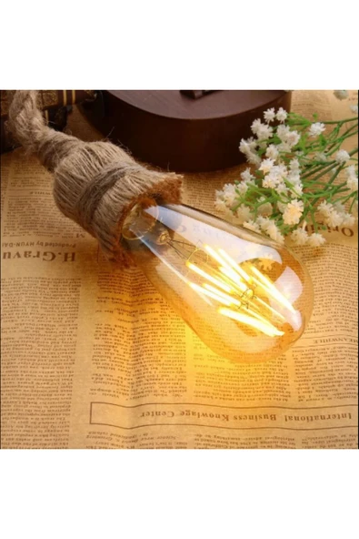 6w E27 2700k Amber Rustik Led Ampul Ct-4284 - 5