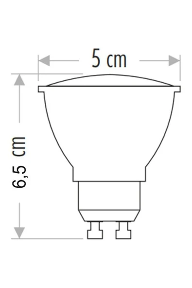 Ct-4210b 9w Led Ampul (gu-10 Dimlenebilir) (beyaz) - Resim 2