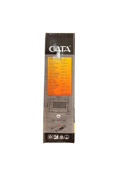 Ct-4658 50w Slim Platinum Led Projektör 6500k Beyaz Işık - 5