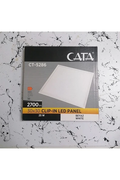 Sekizgen Led Ct-5286 25 Watt 30x30 Klipin Led Panel Beyaz Işık