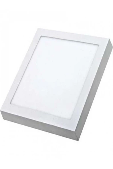 18 Watt Panel Led Armatür Sıva Üstü Kare Ct 5234 Günışığı Sarı Işık 3200k Alüminyum Kasa