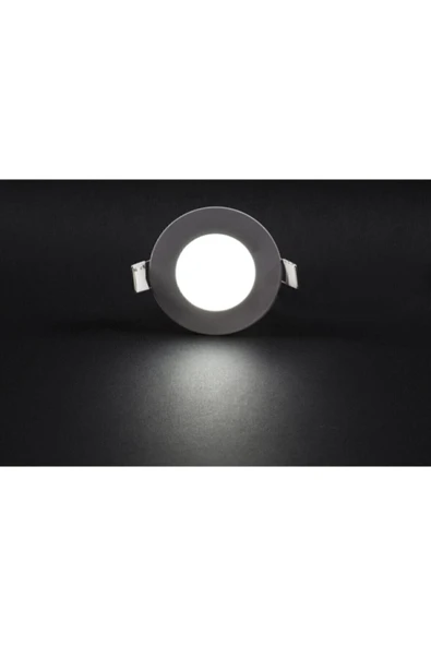 Ct 5144 10 Adet 3 Watt Slim Led Panel Beyaz Işık - Resim 3