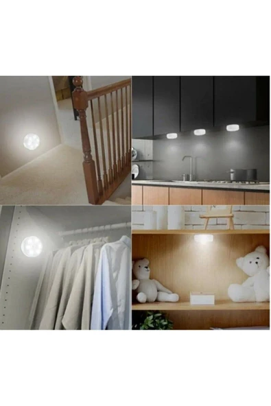 Kablosuz Led Cabınet Mıknatıslı Şarjlı Sensörlü Gardırop Dolap Led Işık Aydınlatma