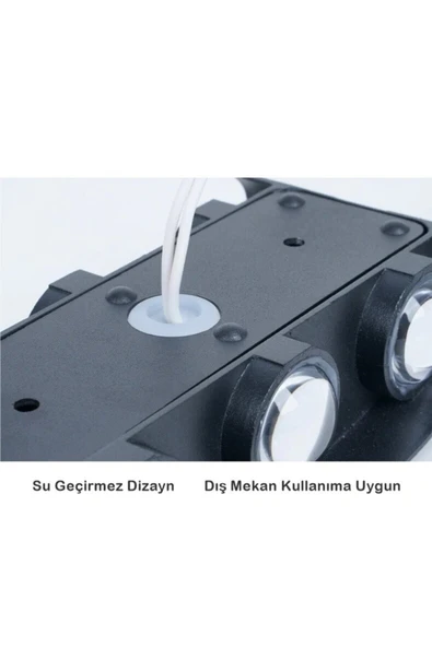 1 Adet Ct-8011 Haiti Dış Mekan Modern Led Aplik 12w - Resim 7