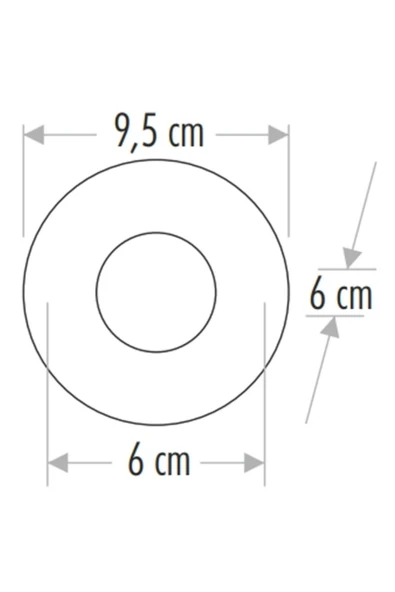 Papatya Dekoratif Cam Spot Yuvarlak Kristal Gold Gu10 (DUY AMPUL HARİÇ) - Resim 2