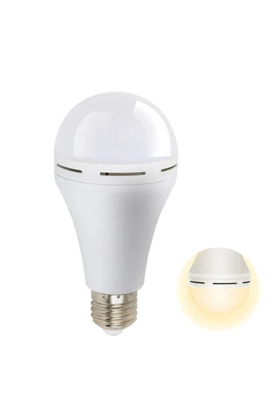 Ata 7w Şarjlı Led Ampul E27 Duylu Ct-4229 Beyaz Işık - Resim 2