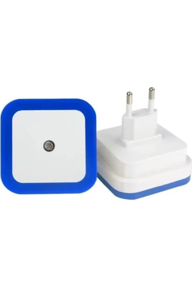 1w Fişli Fotoselli Gece Lambası Ct-9500 Mavi Renk - Resim 2