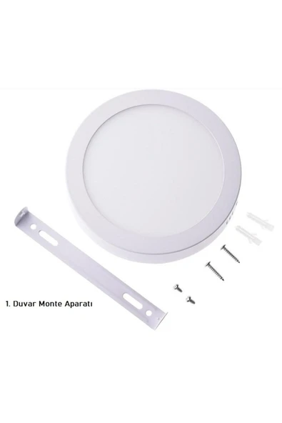 24 Watt Sıva Üstü Panel Led Armatür Beyaz Işık Ct-5271 - Resim 5