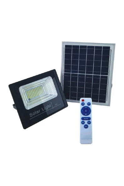 Ct-4648 Kumandalı Solar Led Projektör 100w Beyaz Işık
